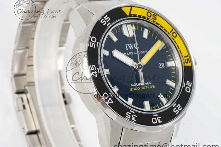 MIROTIME 0315 Durable Aquatimer Automatic SS RSF 1:1 Best Edition Black Yellow Dial on SS Bracelet A 7071